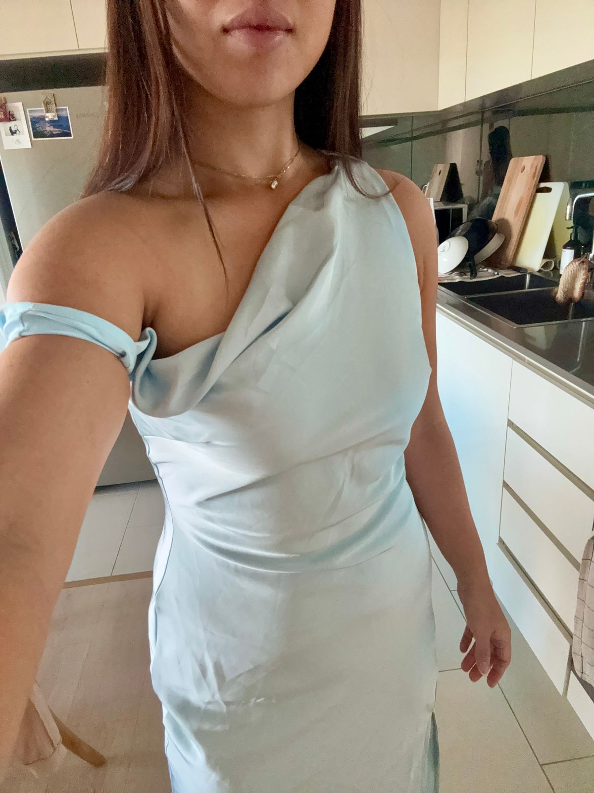 adelaide scallop cutout tie strap maxi dress Sarila Ruffle Strap Maxi Dress