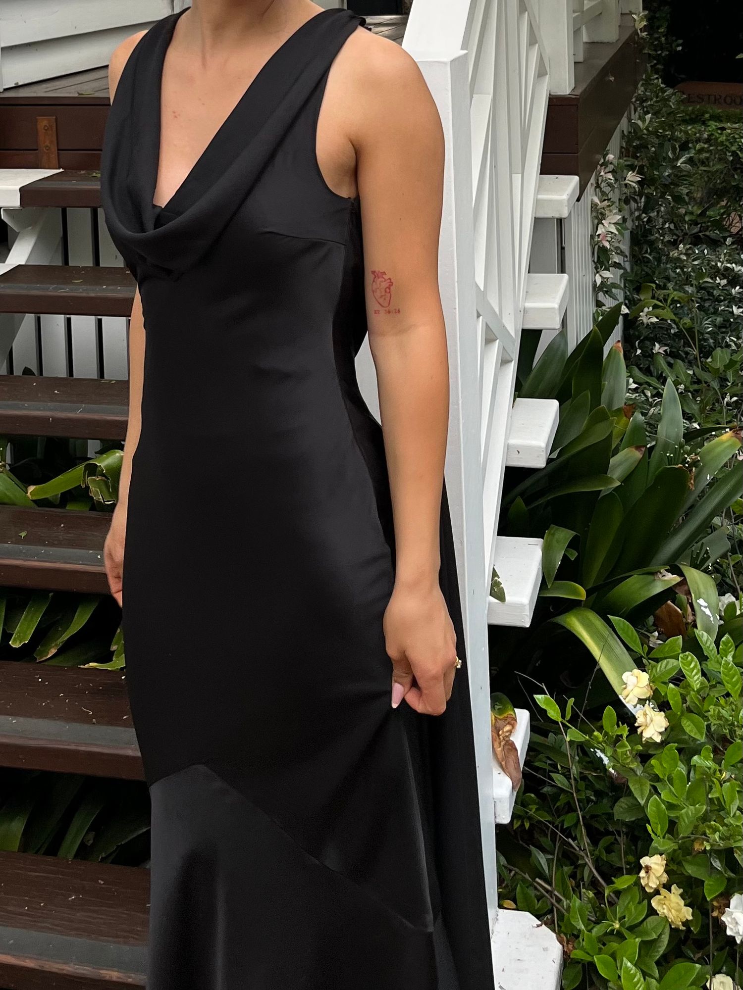 chinese dress ladies Deme by Gabriella Iris Cowl Neck Maxi Dress main image 0