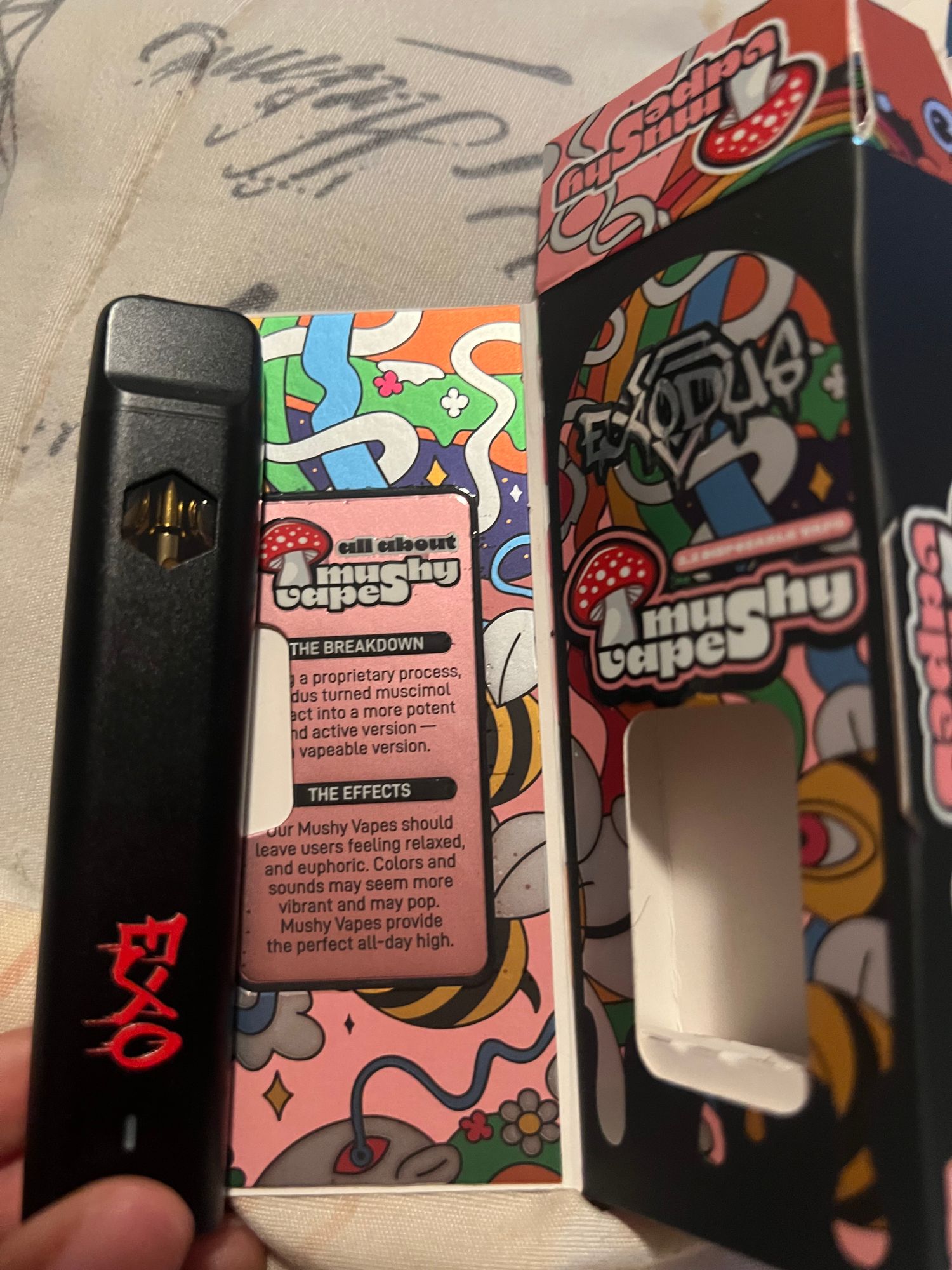 Mushy Magic Mushroom Vape | 2200mg Amanita Muscaria Pen - Everything 420