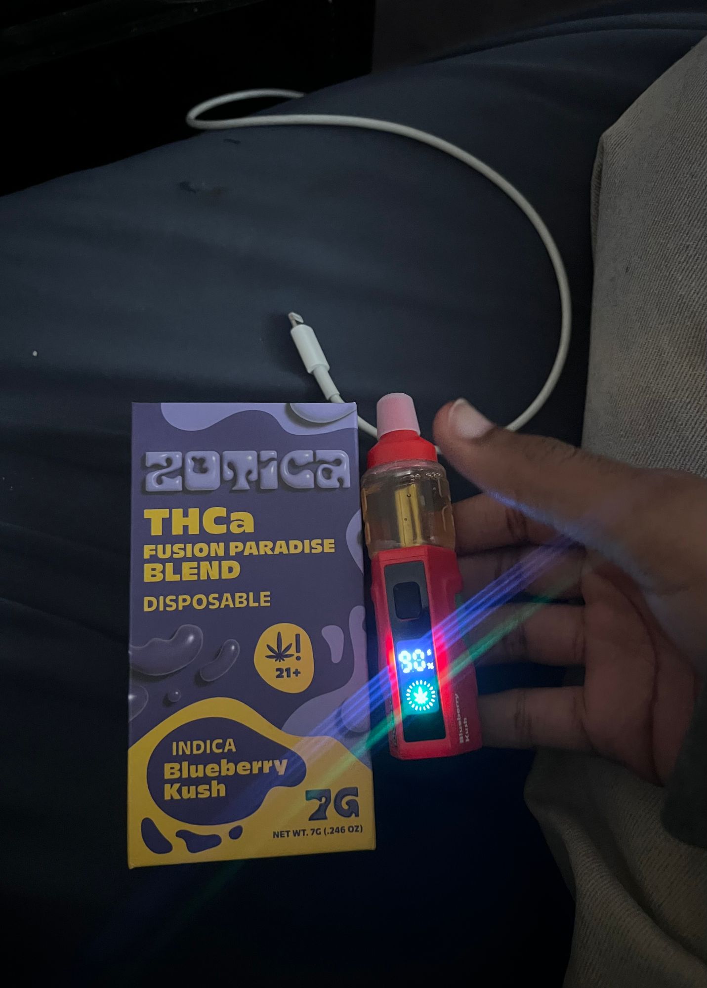 Zotica Big Cloud Blueberry Kush THC-A Vaporizer - 7000mg - Everything 420