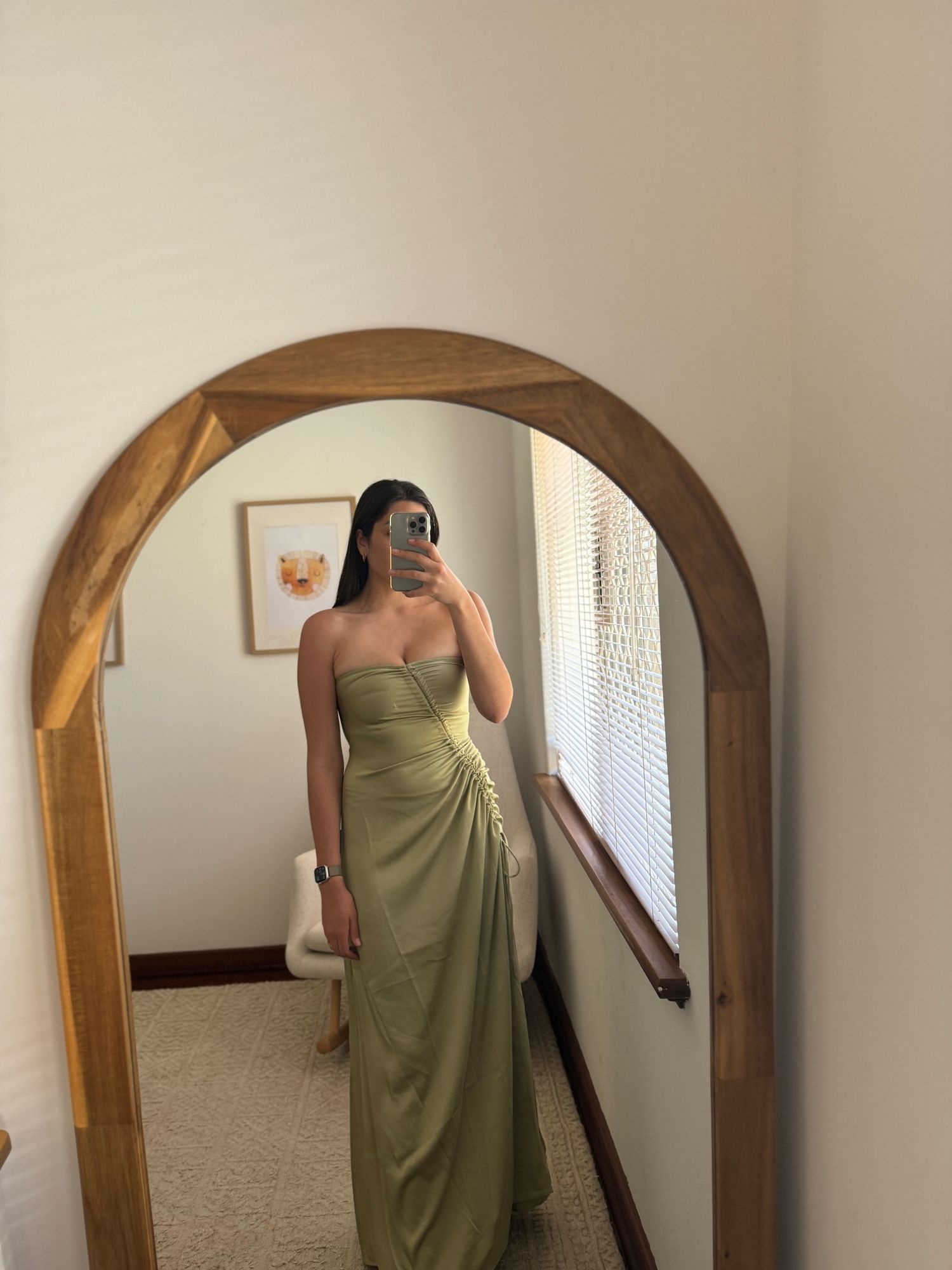 Strapless Alyssia Maxi Dress - Green SABO Strapless Alyssia Maxi Dress - Green SABO