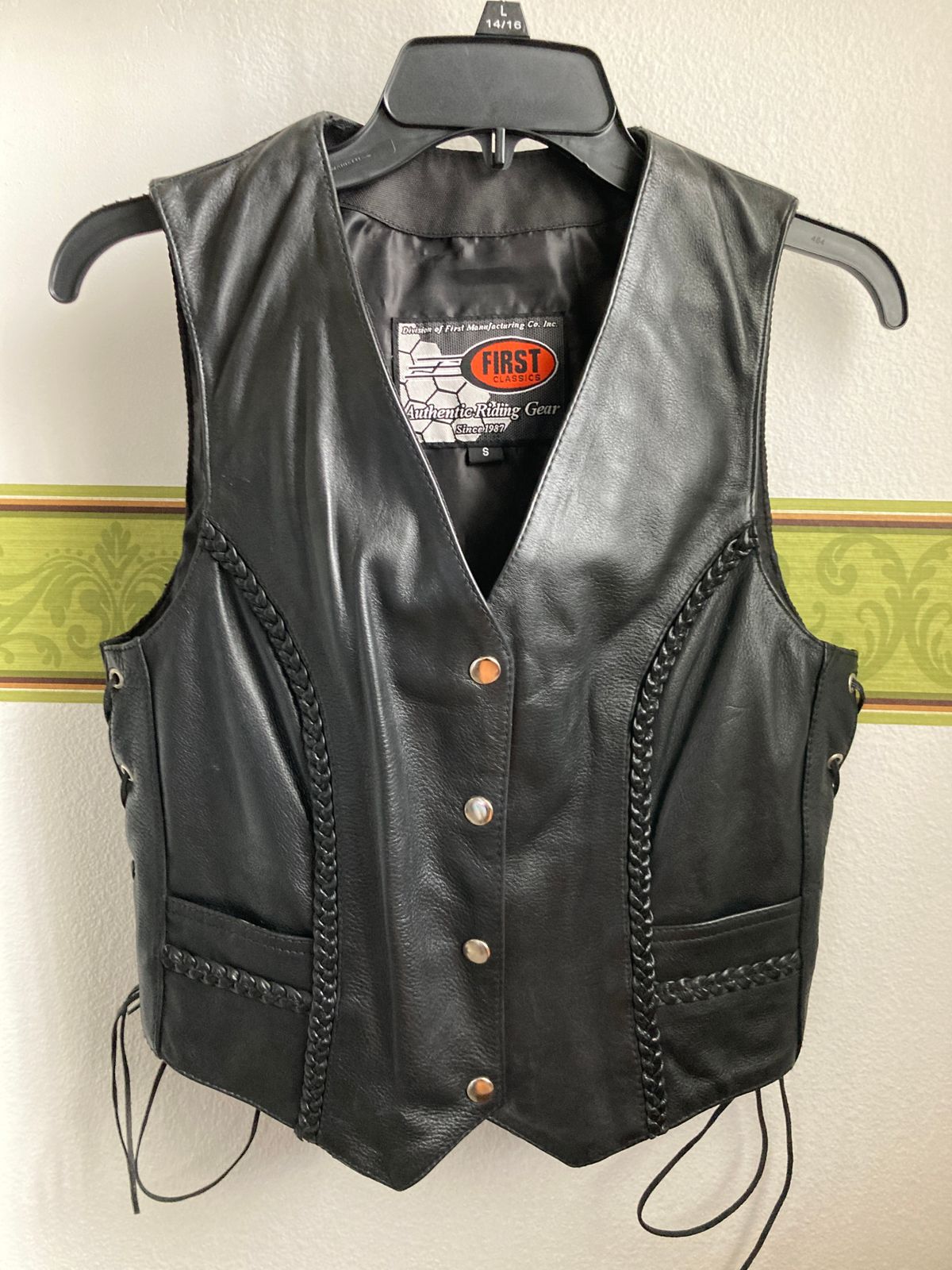 Gilet De Protection En Cuir Noir Speed And Strength – Taille M Pour Femme