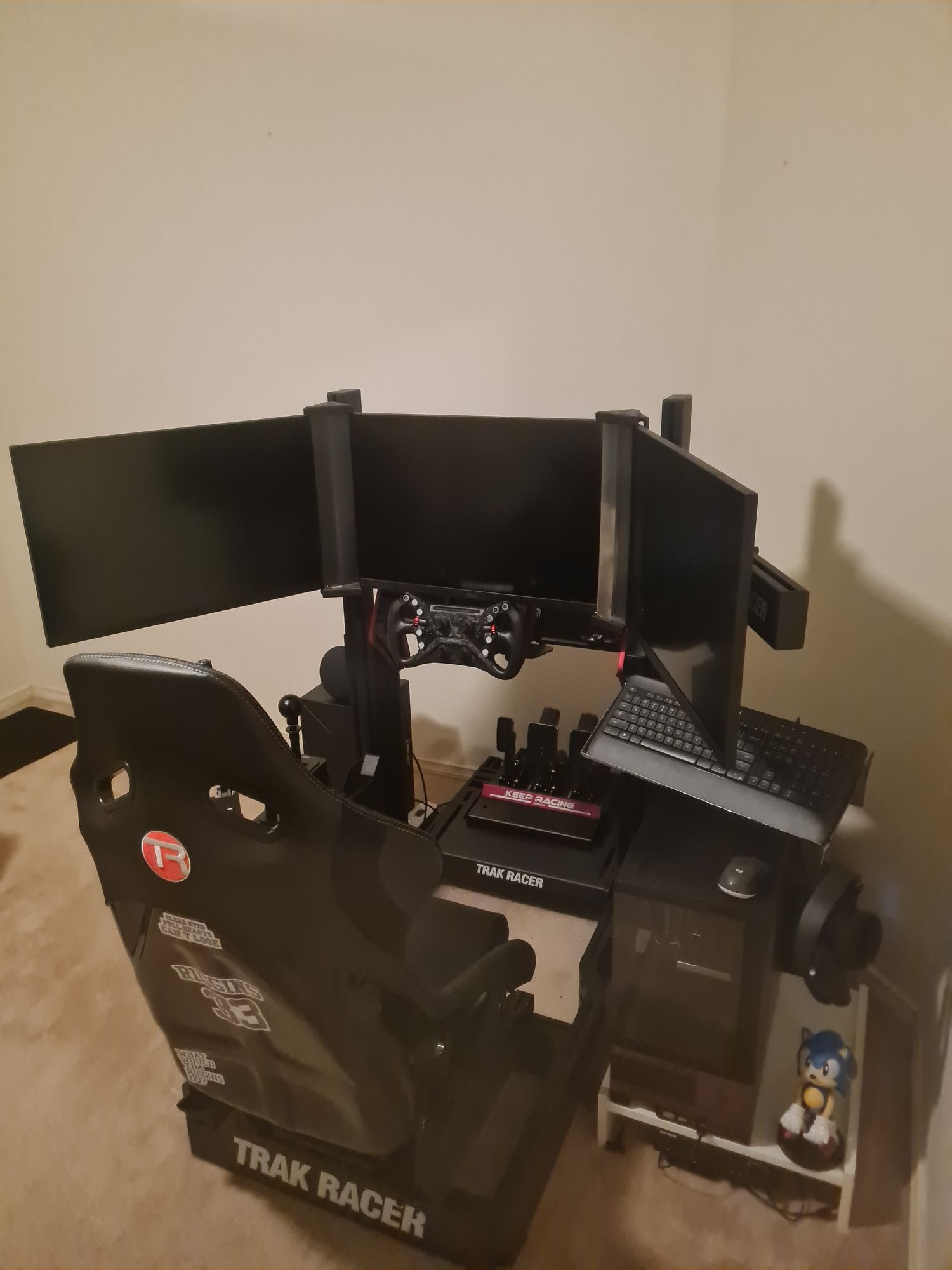 TR160 V5 Racing Simulator with Seat Slider Kit