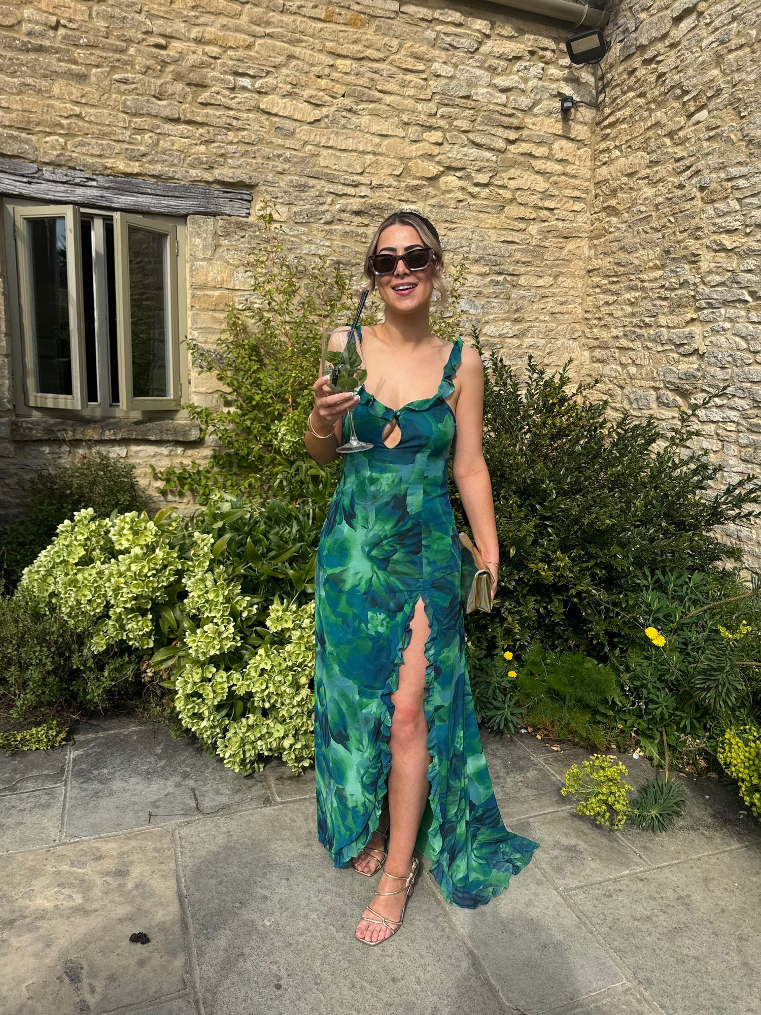 litsa maxi dress calista green Runaway The Label - RUNAWAY THE LABEL