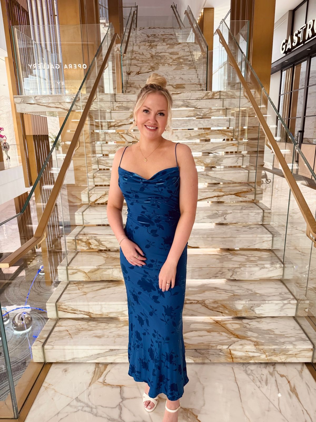 runway pretoria maxi dress in blue Rent Runaway The Label Blue Pretoria Maxi Dress