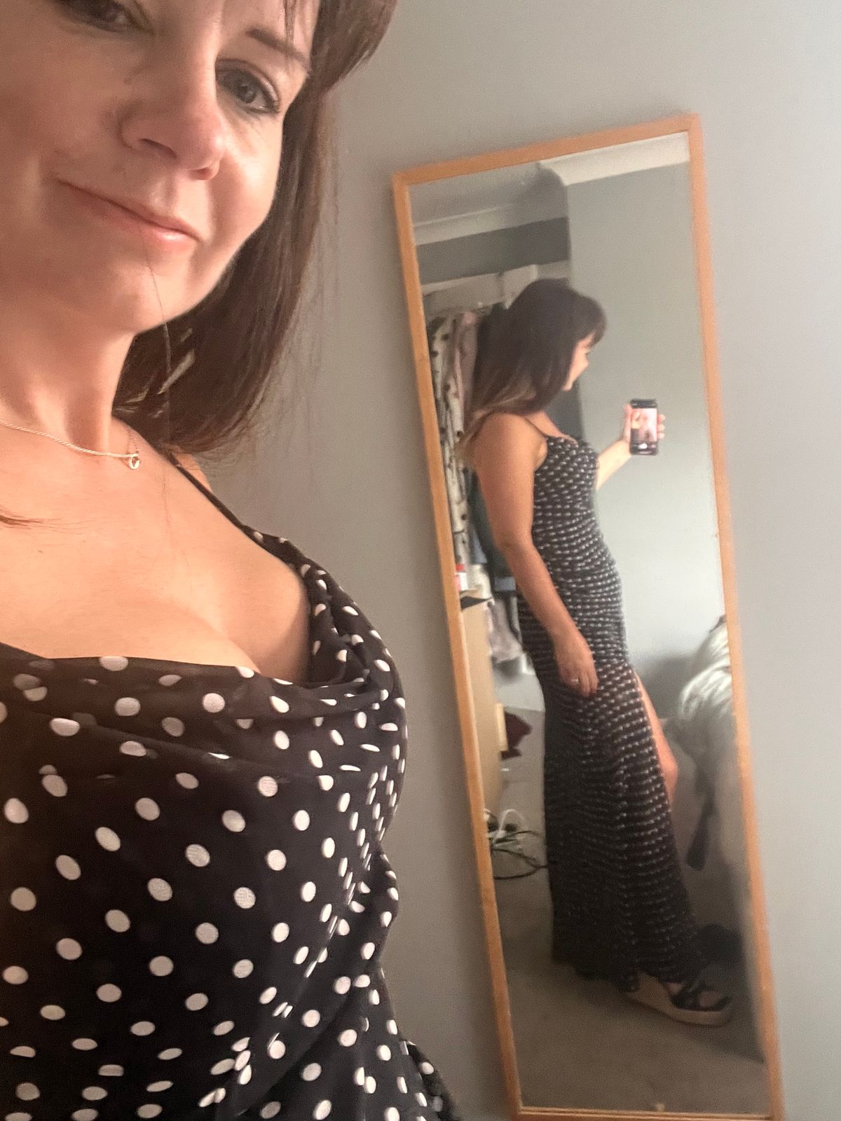 chinese dress ladies As Seen On Kyle Richards High Low Maxi Dress | Women's High Low Gowns Small main image 1