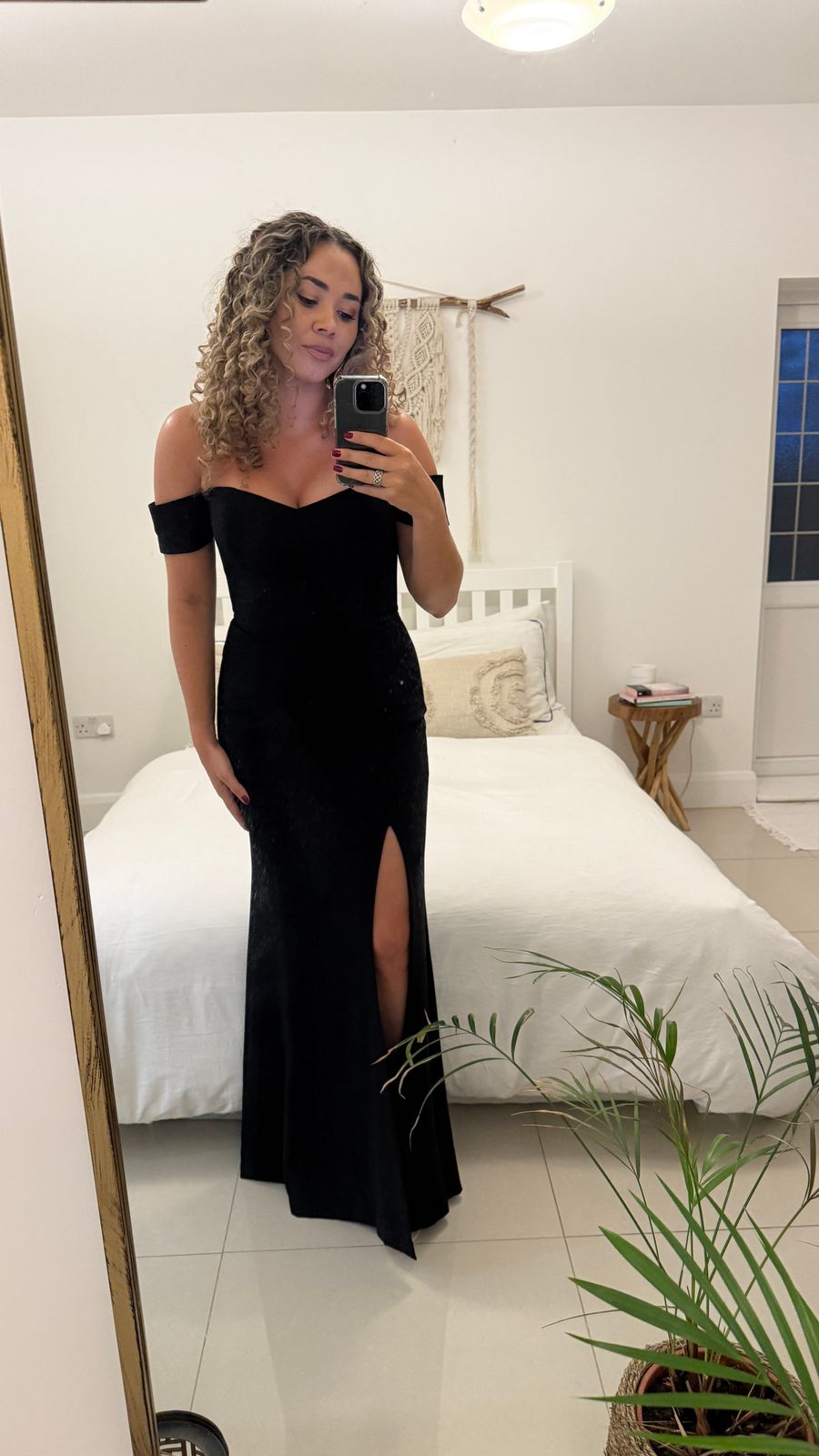 strapless open back dress Dress The Population Logan Gown - Black