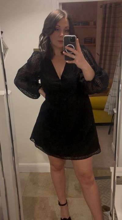 zendaya little black dress Rent Nobody's Child Black Leopard Print Ballon Sleeve Zendaya Mini Dress