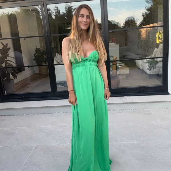 asos design satin tape halter maxi dress in green Red And Hunter Green Plaid Sweater Dress