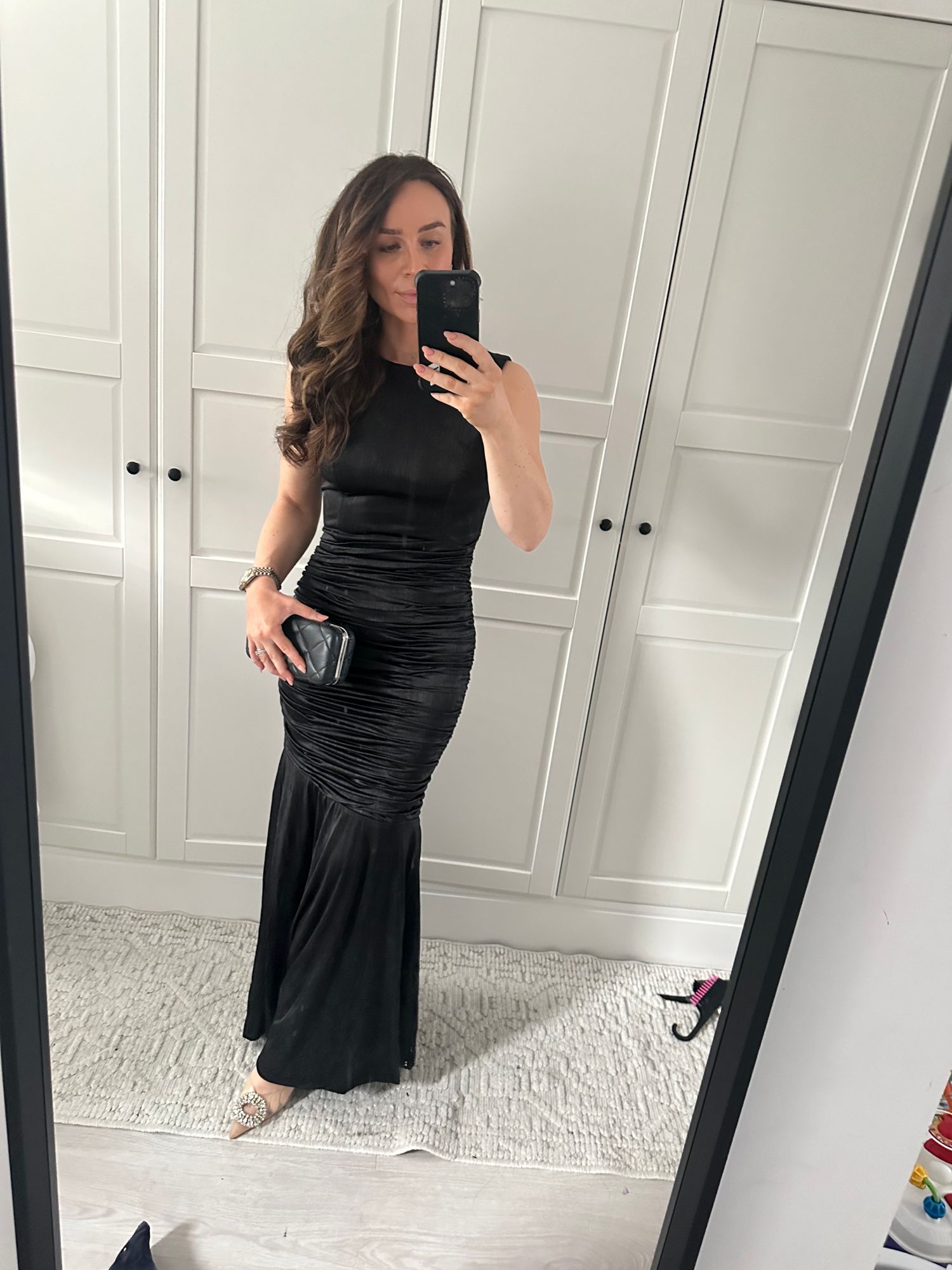maroon sweater dress Ribbed Knit Short Sleeve (multiple colors) OCT2024DROP2 Size:M (US XL) 40 Waist (in) 23 Dark Green Prom Dress