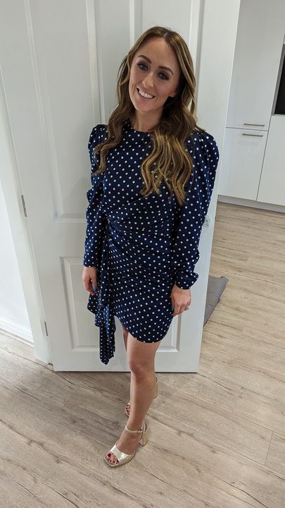 Rent Keepsake The Label Polka Dot Foolish L/S Mini Dress | Hirestreet Rent Keepsake The Label Polka Dot Foolish L/S Mini Dress | Hirestreet