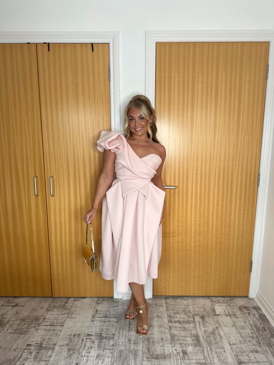 strapless open back dress Empowered Me Mini Dress main image 0