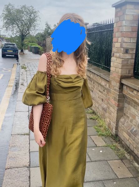 Rent Nobody's Child Green Bardot Maxine Midaxi Dress | Hirestreet