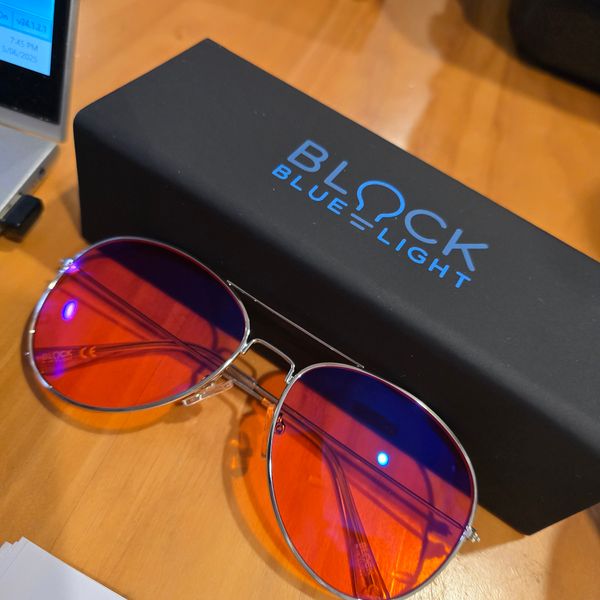 NightFall Aviator Blue Blocking Glasses | BlockBlueLight display picture 3
