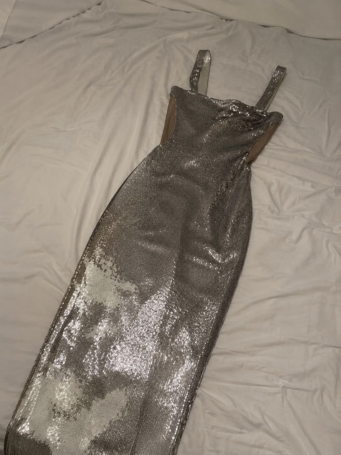 silver dress amazon Araminta Mini Dress
