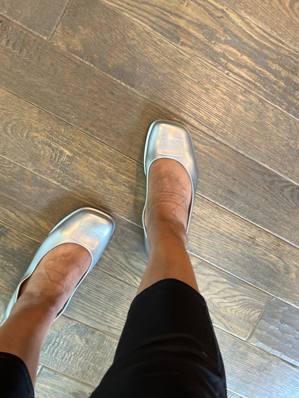 Ruby Flat in Silver Melissa Shoes US