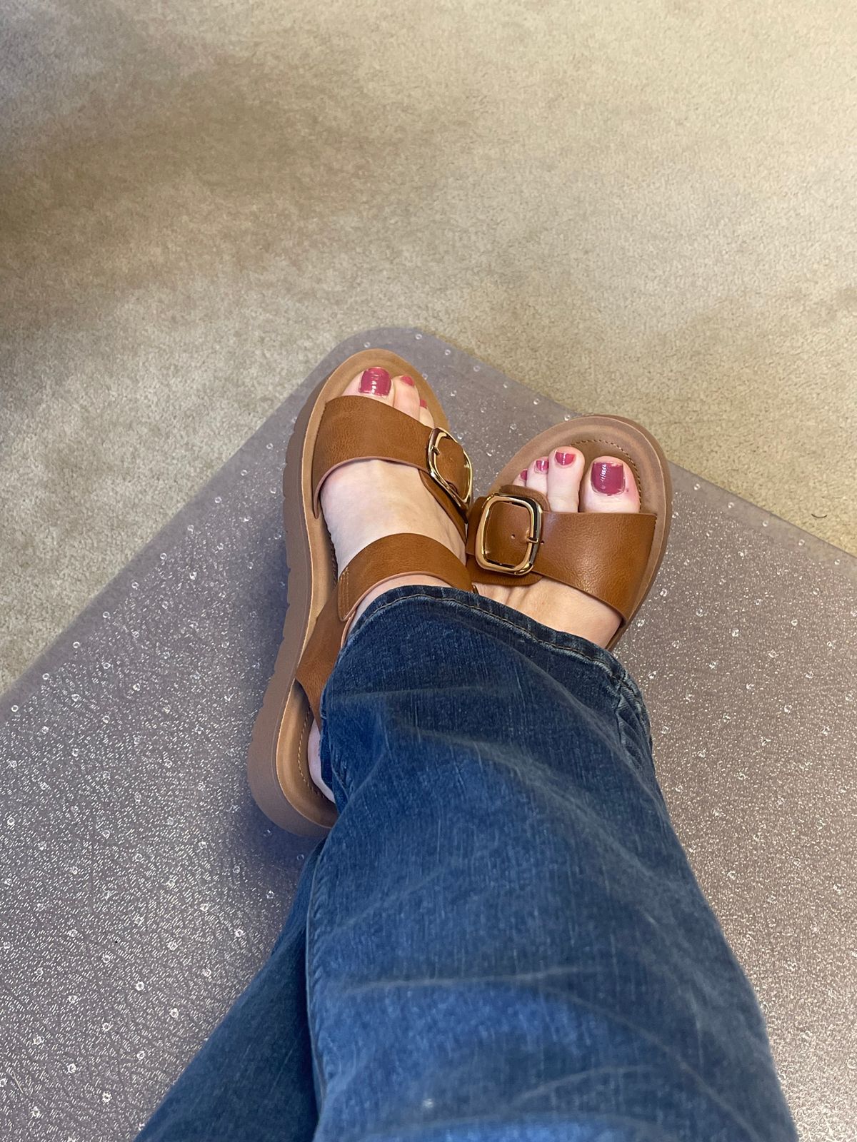 Sandales à Talons Sole Society Sheann - Taille 6.5 US, Cuir Acajou, Neuves Avec étiquettes