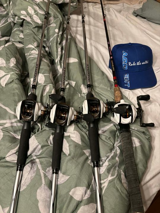 the best braided line for saltwater fishing Reaction Tackle - Aqua Camo strong construction allows you Default Category/Casting Reels/Abu Garcia Friday the 13th 🔪 Model:GFC166-L