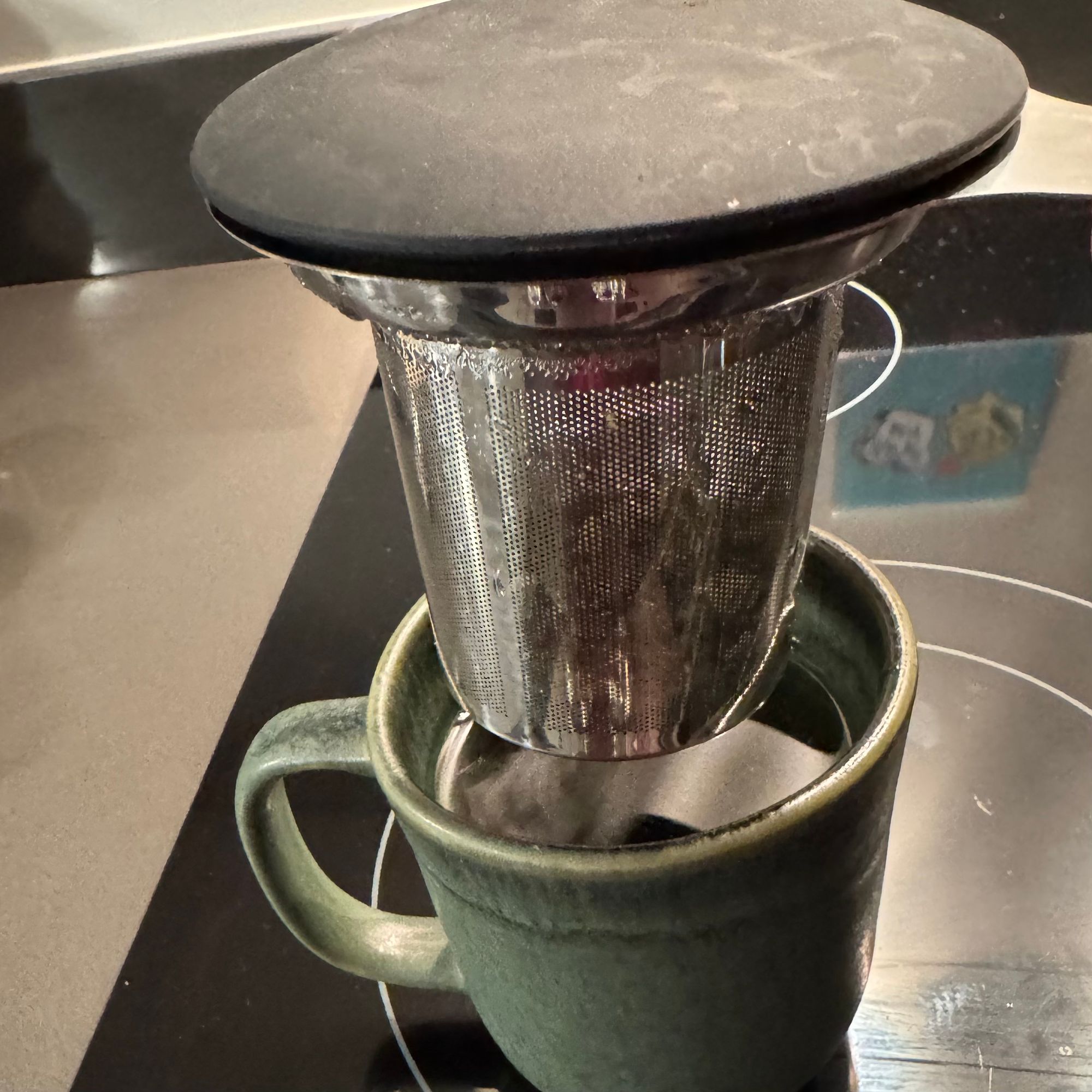 Infusor De Té De Acero Inoxidable 304 - Filtro Para Té En Hojas, Apto Para Tazas Y Teteras