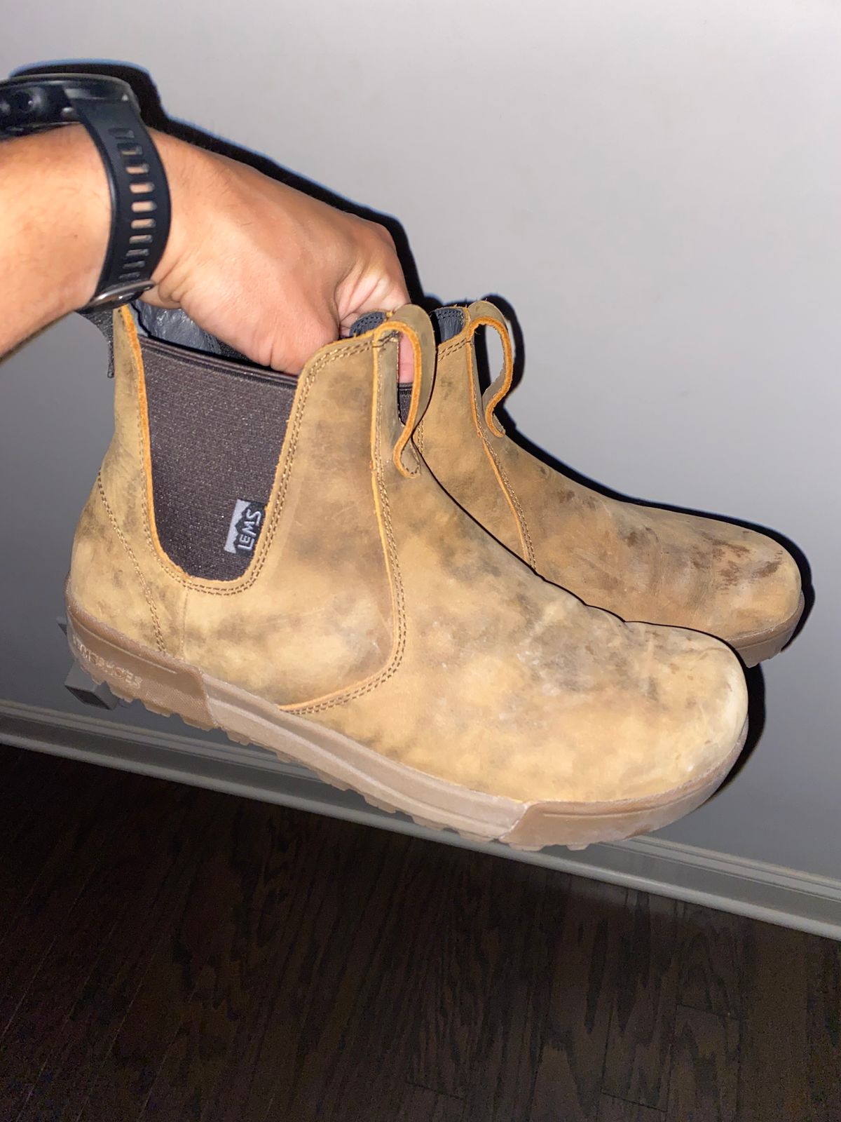 B28 Lems Men\'s Chelsea Boot Tuff, Rustic, Size 9 The Chelsea Tuff in brand-new colorway Rustic arrives THIS  main image 3