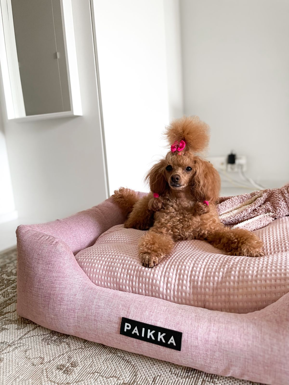 PAIKKA Orthopdisches Bett Rosa