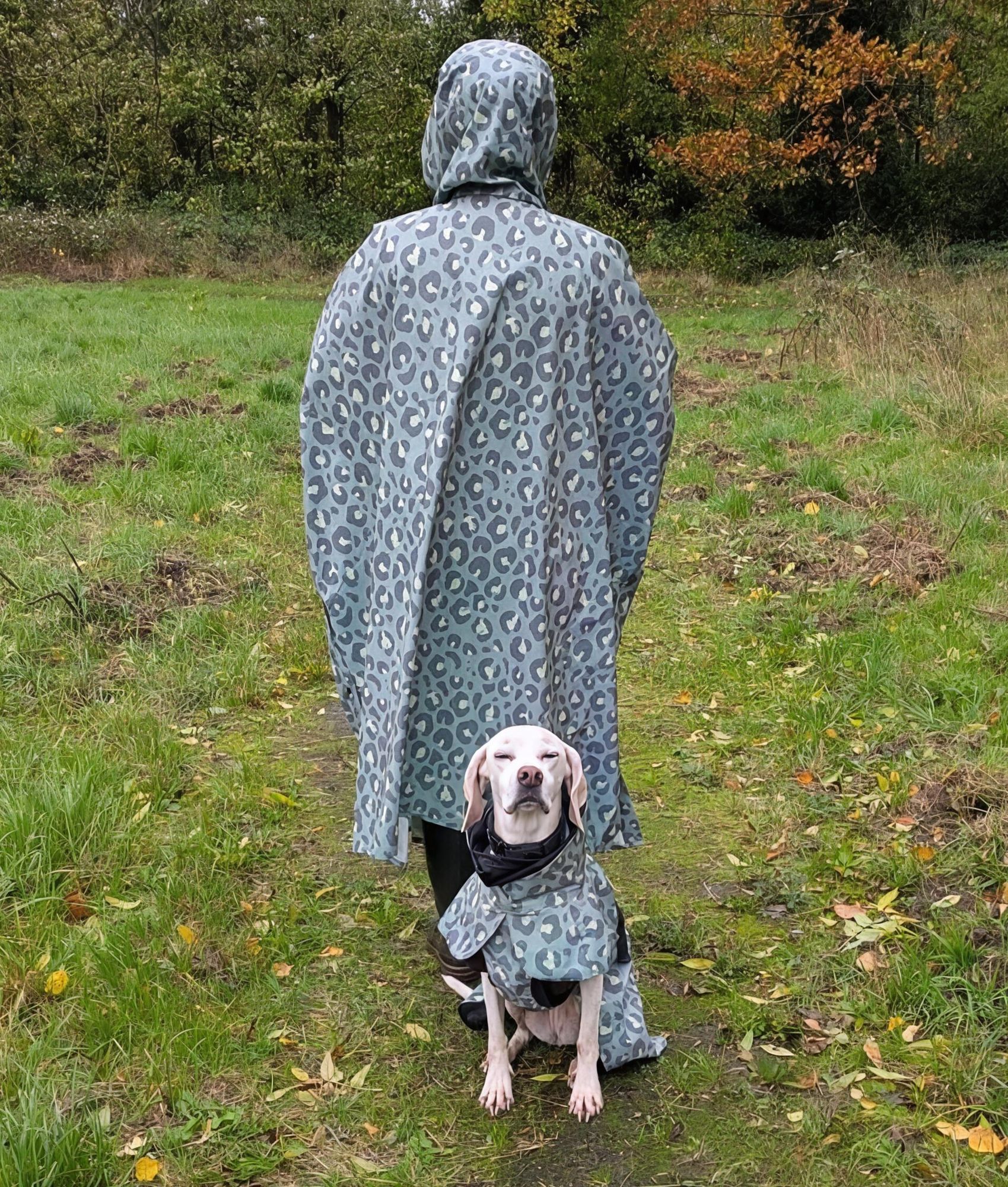 PAIKKA Visibility Raincoat for Dogs Lite Green Leo