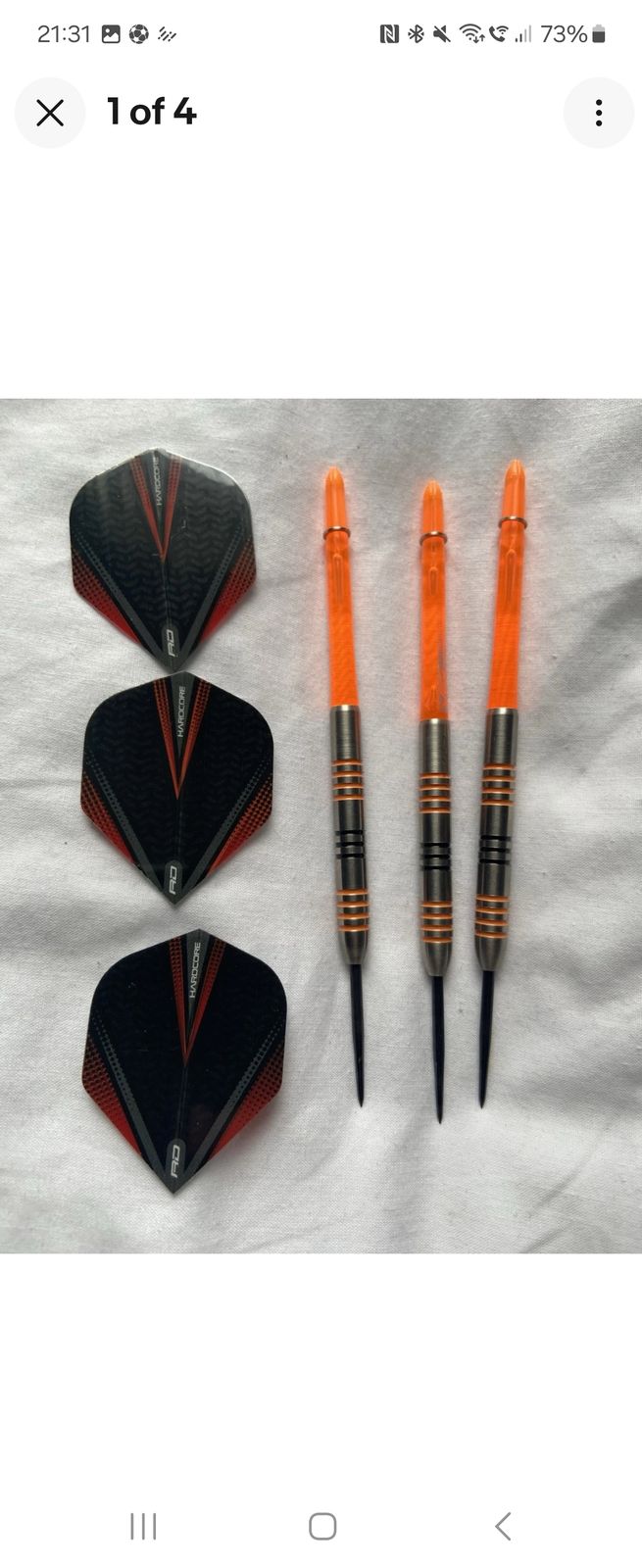 RED DRAGON Amberjack 4: 23 Gram Wolfraam Steeltip Dartpijlen Professioneel Set met flights en dart shafts RED DRAGON Amberjack 4: 23 Gram Wolfraam Steeltip Dartpijlen Professioneel Set met flights en dart shafts