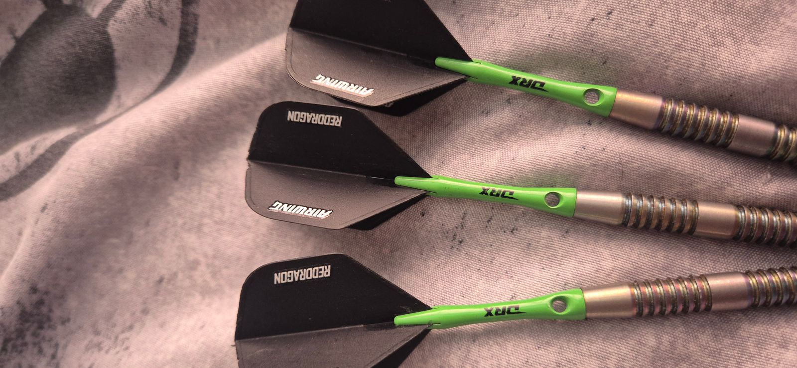 DRX-Coated Aluminium Logo Shafts | Red Dragon Darts