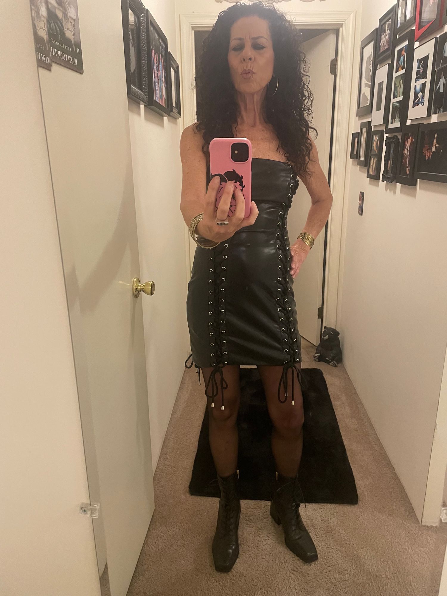 JOSIE STRAPLESS MINI FAUX LEATHER DRESS AKIRA JOSIE STRAPLESS MINI FAUX LEATHER DRESS AKIRA