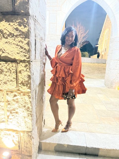 ariana marie orange dress Ariana  Orange Embellished Halter Gown with Draped Chiffon Panels