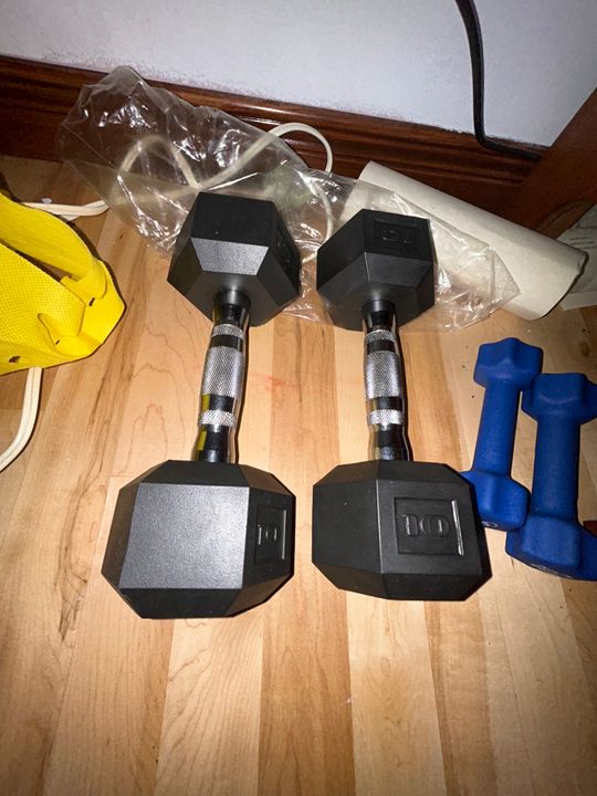 Complete PVC Coated Hex Dumbbell Set 5LB - 50LB Pairs – Epic Fitness