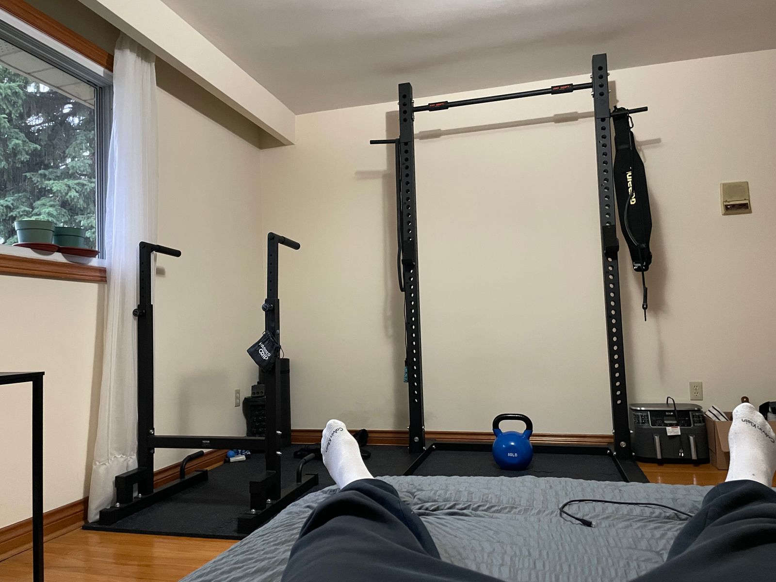 Garage Best Pull Up Bar For Apartment Reddit AmStaff Fitness TP017