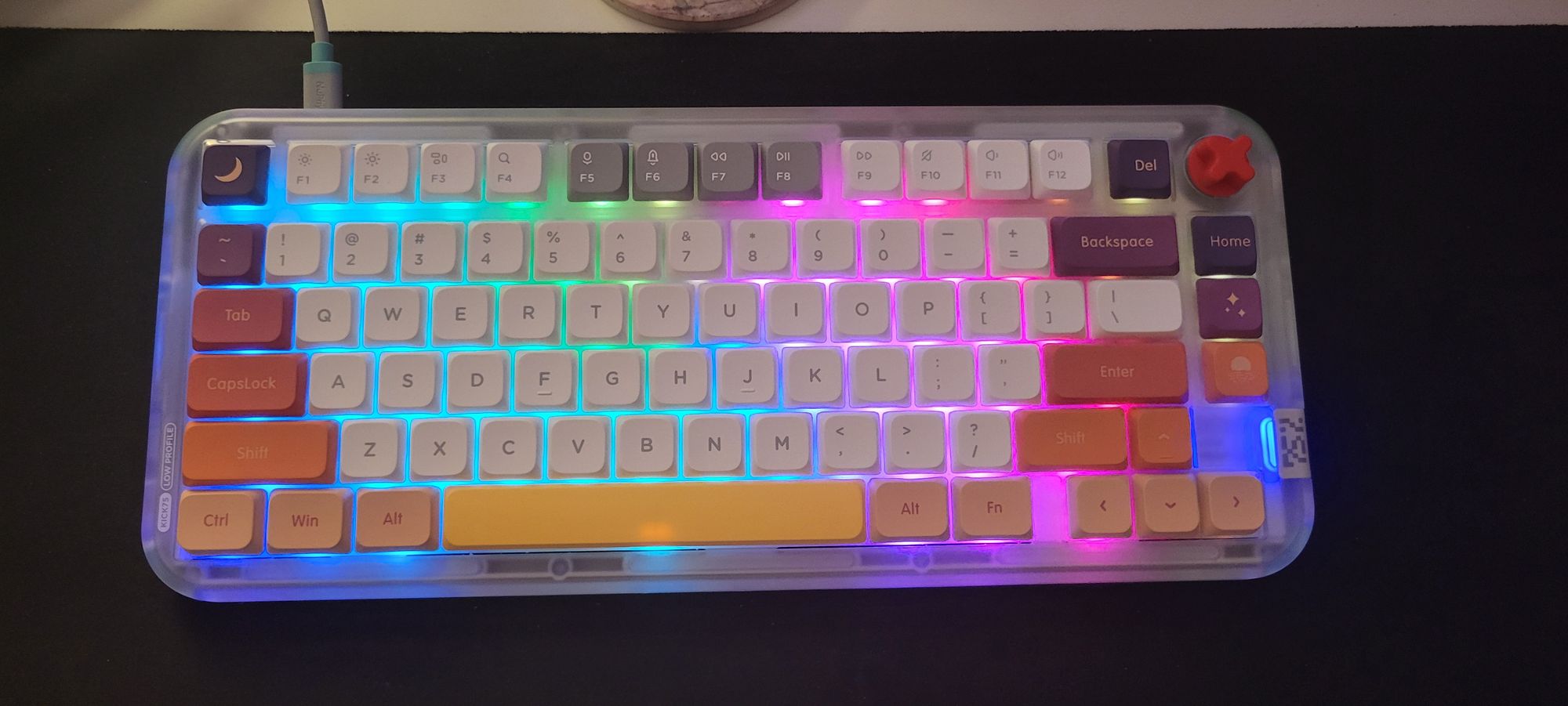 NuPhy Kick75 Hybrid-Profile Custom Mechanical Keyboard – Nuphy
