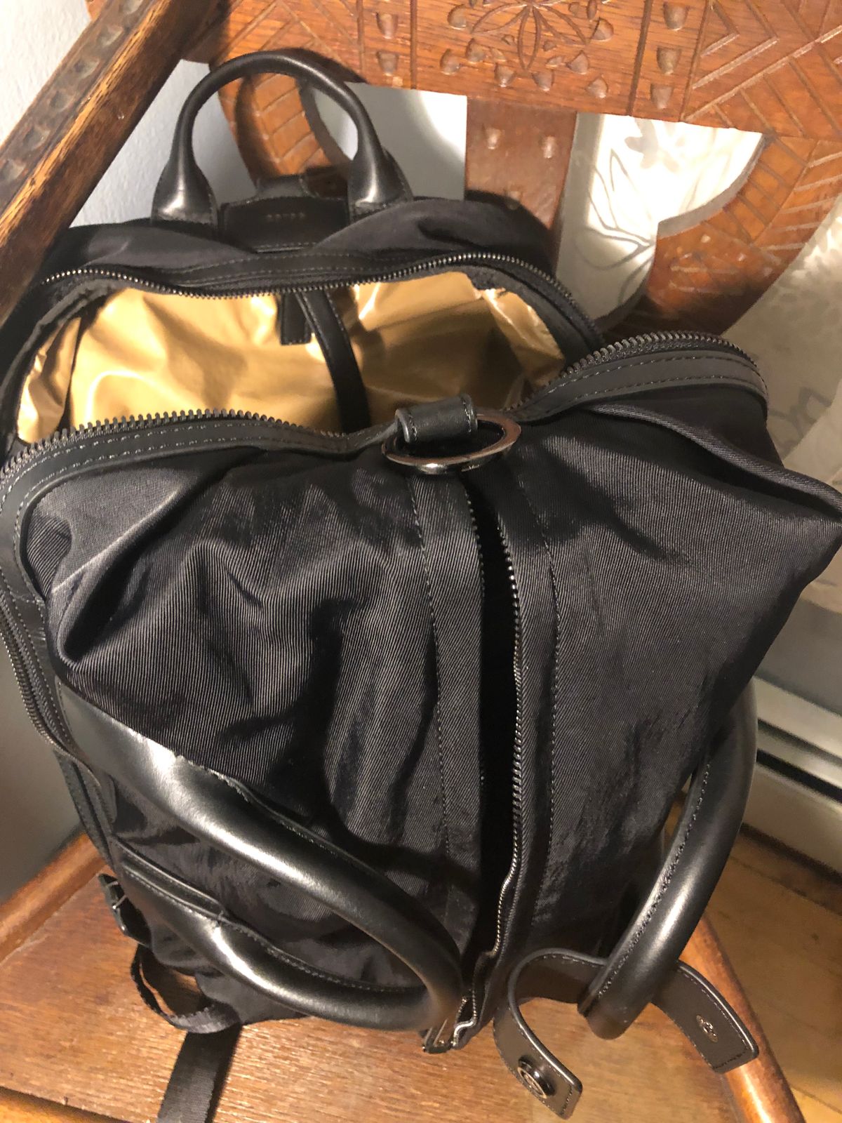 Caraa Studio Bag Backpack Medium in Gunmetal Hardware 22ZBINCINBOHZFSFPCKNPFDB5Y.jpg main image 3
