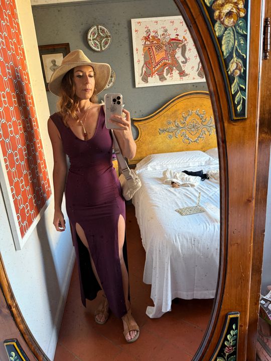 Athena Dress | Contoured Waistline, Sensual Side Slits, and Open Back | Royal Codes Athena Dress | Contoured Waistline, Sensual Side Slits, and Open Back | Royal Codes