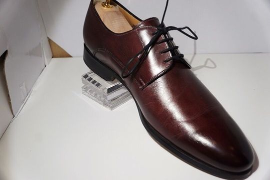 Dress Shoe Plain Toe Blucher Brown Antique  Ace Marks