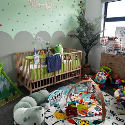 Personalised name decals nursery