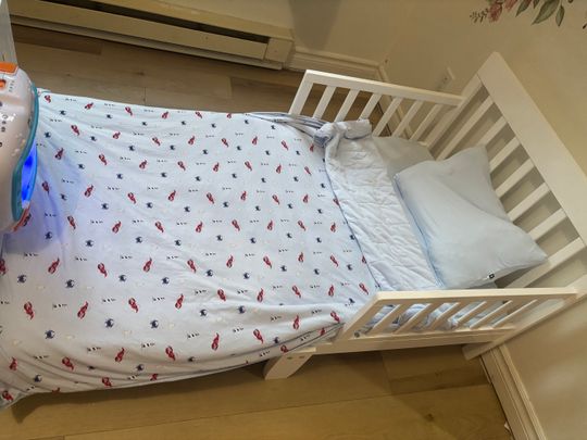 Bamboo Crib Sheet in Cloud White Kyte Baby
