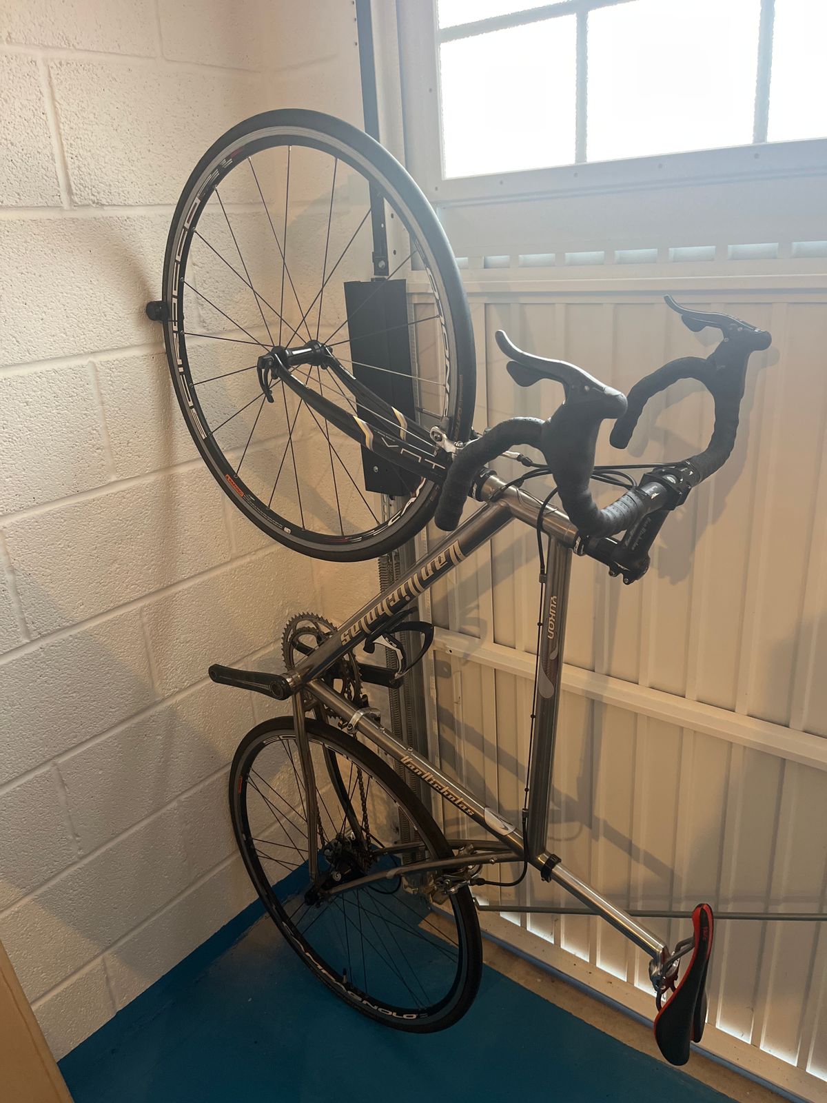 Vertical Bike Parking Mountain Bike Storage Red Cycling Products