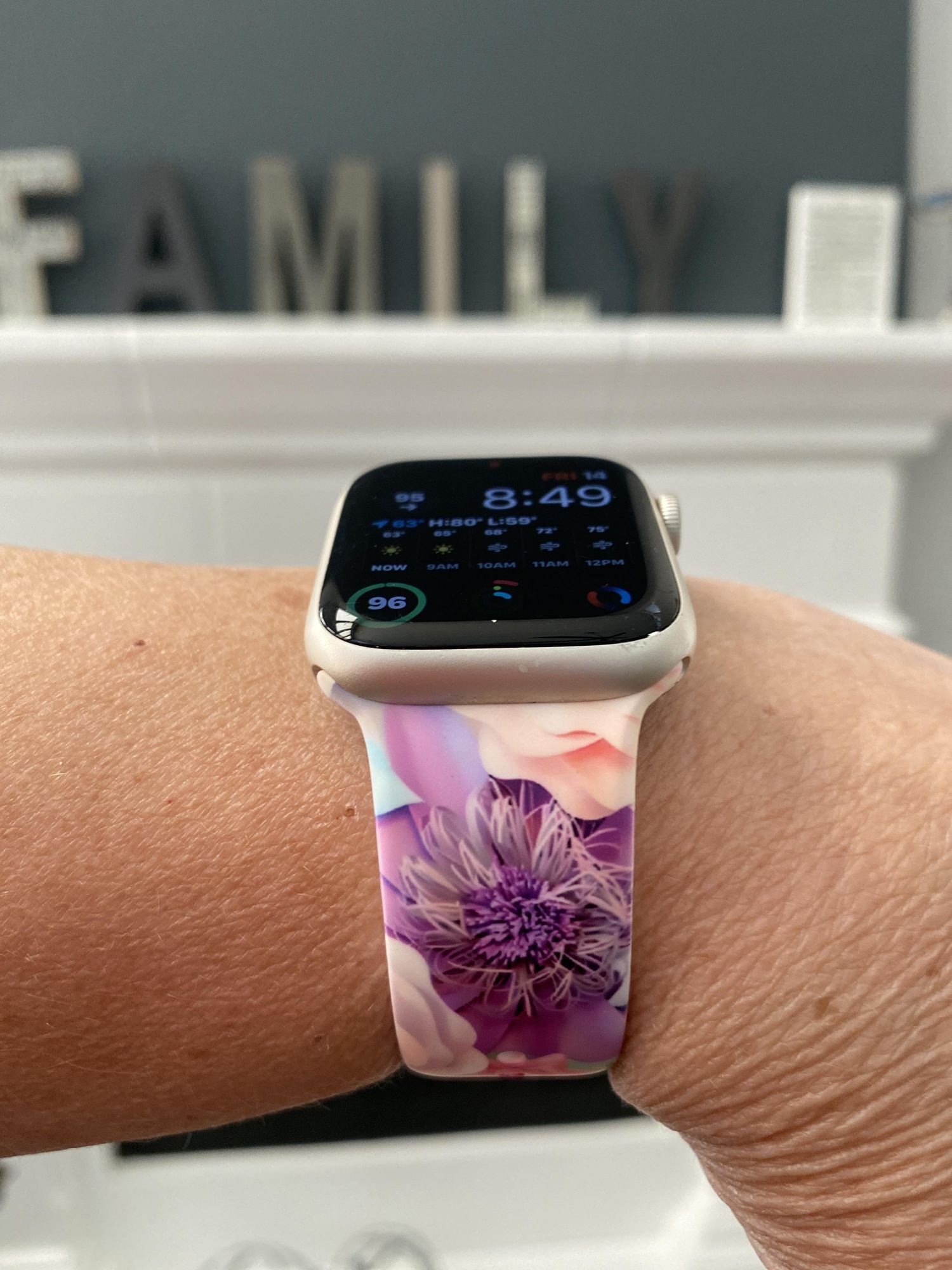 Ice‎ Silicone Lavender Watch With Floral Design NWOT Ice Watch calls time on winter with a family of spring  main image 4