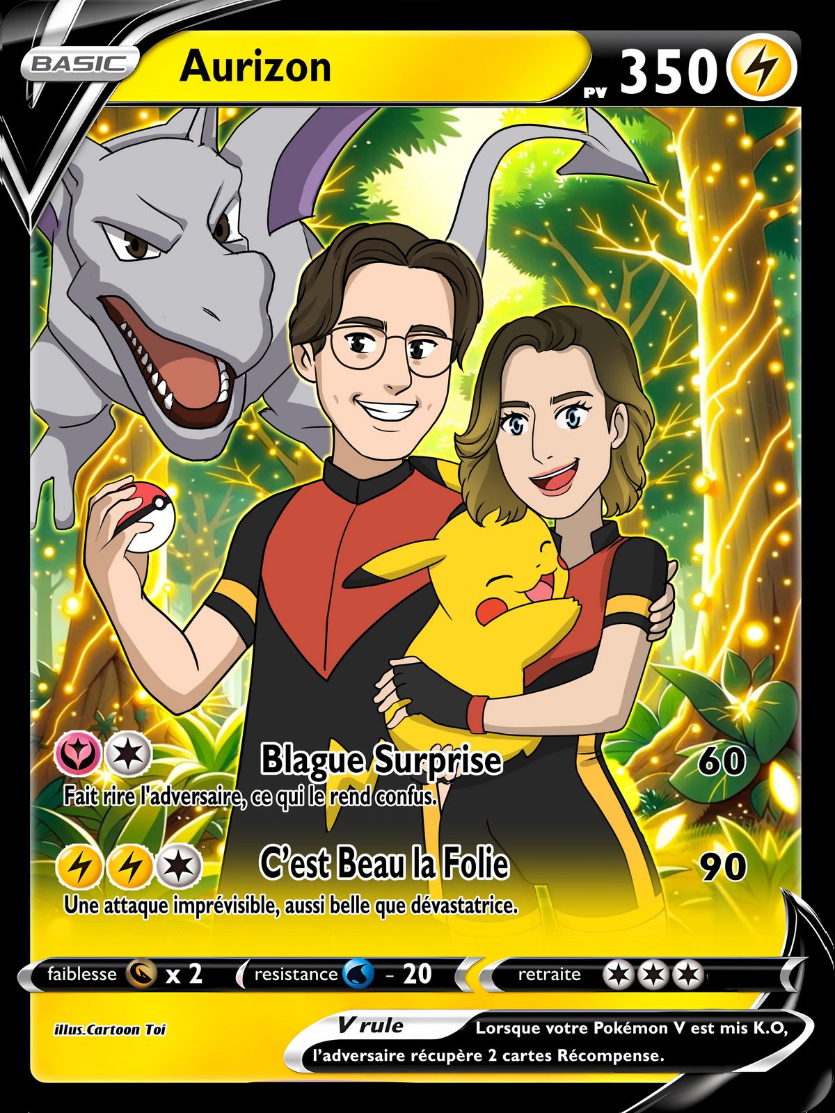 Custom Pokmon Card: Drawn from Your Photo