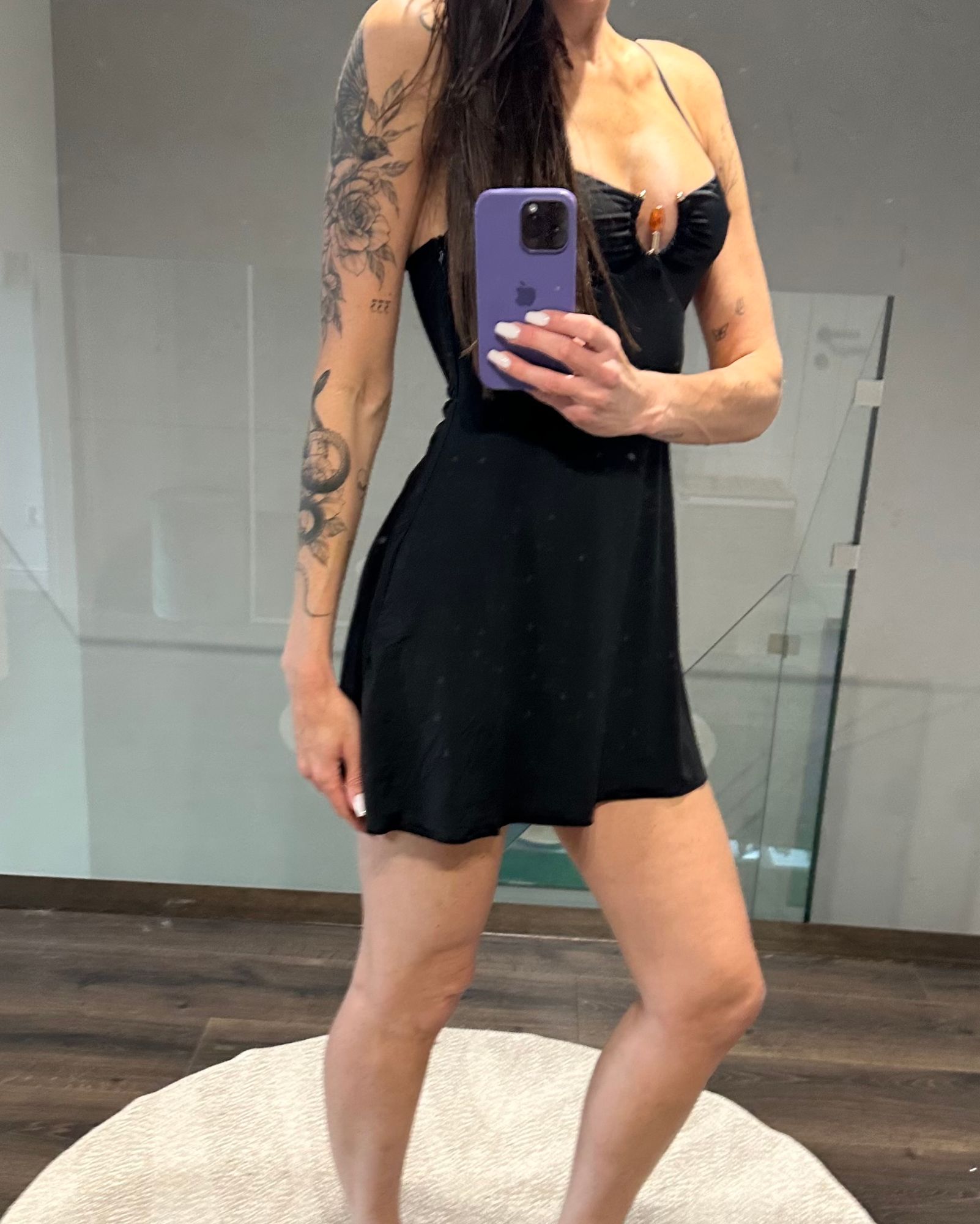 Deia Hardware Detail A-Line Mini Dress in Black | Oh Polly Deia Hardware Detail A-Line Mini Dress in Black | Oh Polly
