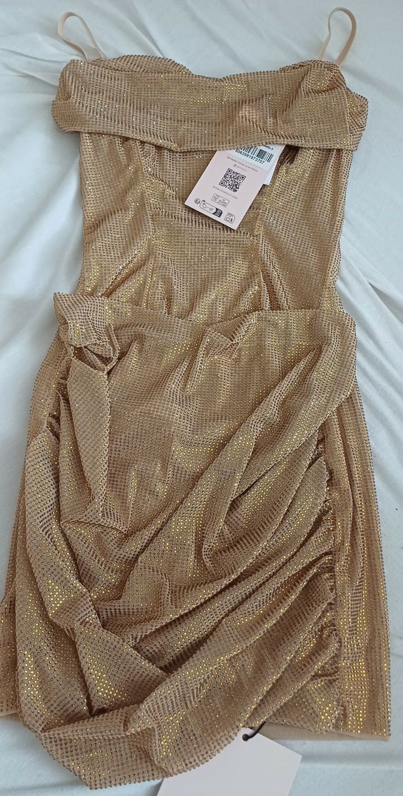 gold metallic dress zara METALLIC THREAD KNIT DRESS – Scalpers ROW main image 1