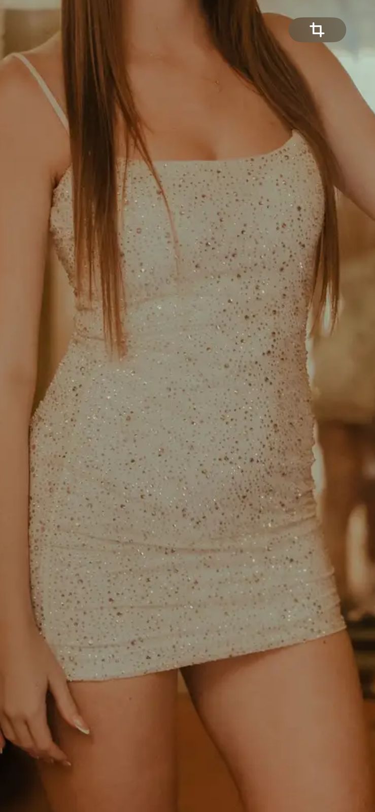 Aellin Embellished Bodycon Mini Dress in Pistachio | Oh Polly