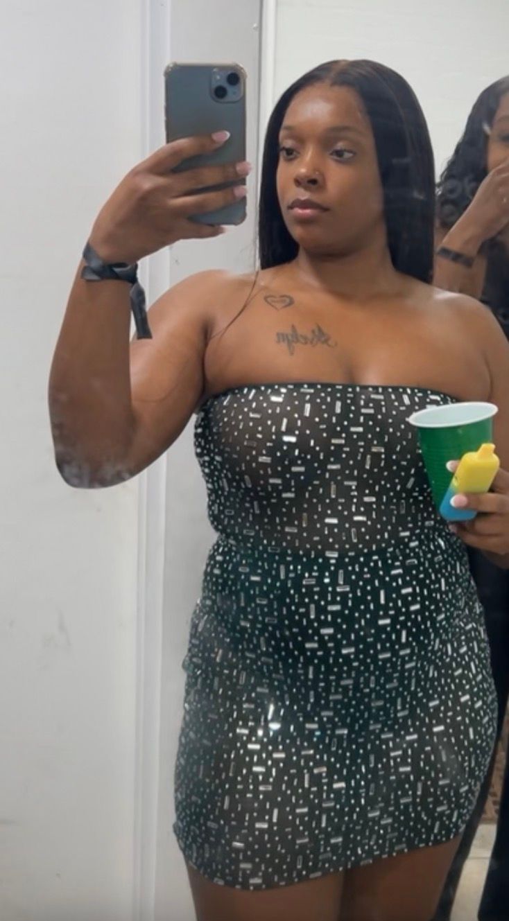Caprice Sheer Embellished Bodycon Mini Dress in Emerald Green | Oh Polly