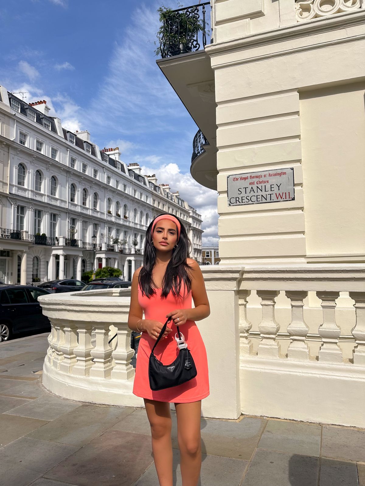 Courtside Classics Soft Active Open-Back Tennis Dress in Coral | Oh Polly