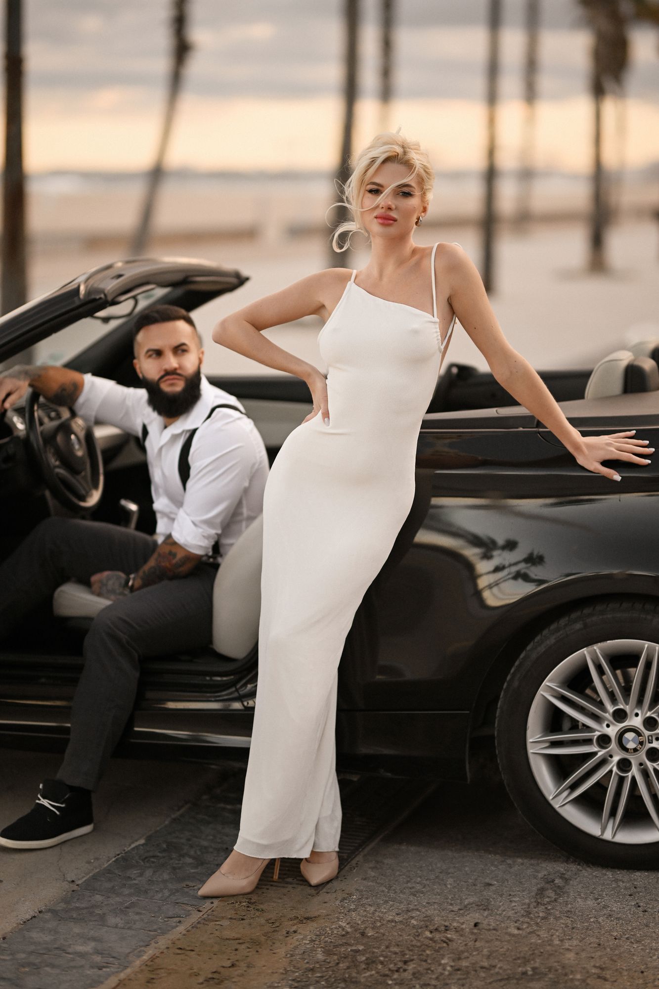 Noelia Textured Jersey Open Back Maxi Dress in Ivory | Oh Polly