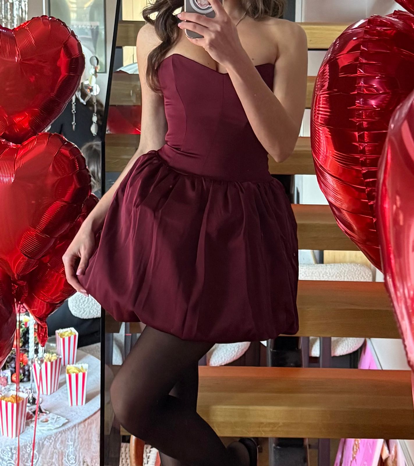 Gloriana Convertible Bow-Detail Bubble Hem Midaxi Dress in Wine Red | Oh Polly Gloriana Convertible Bow-Detail Bubble Hem Midaxi Dress in Wine Red | Oh Polly