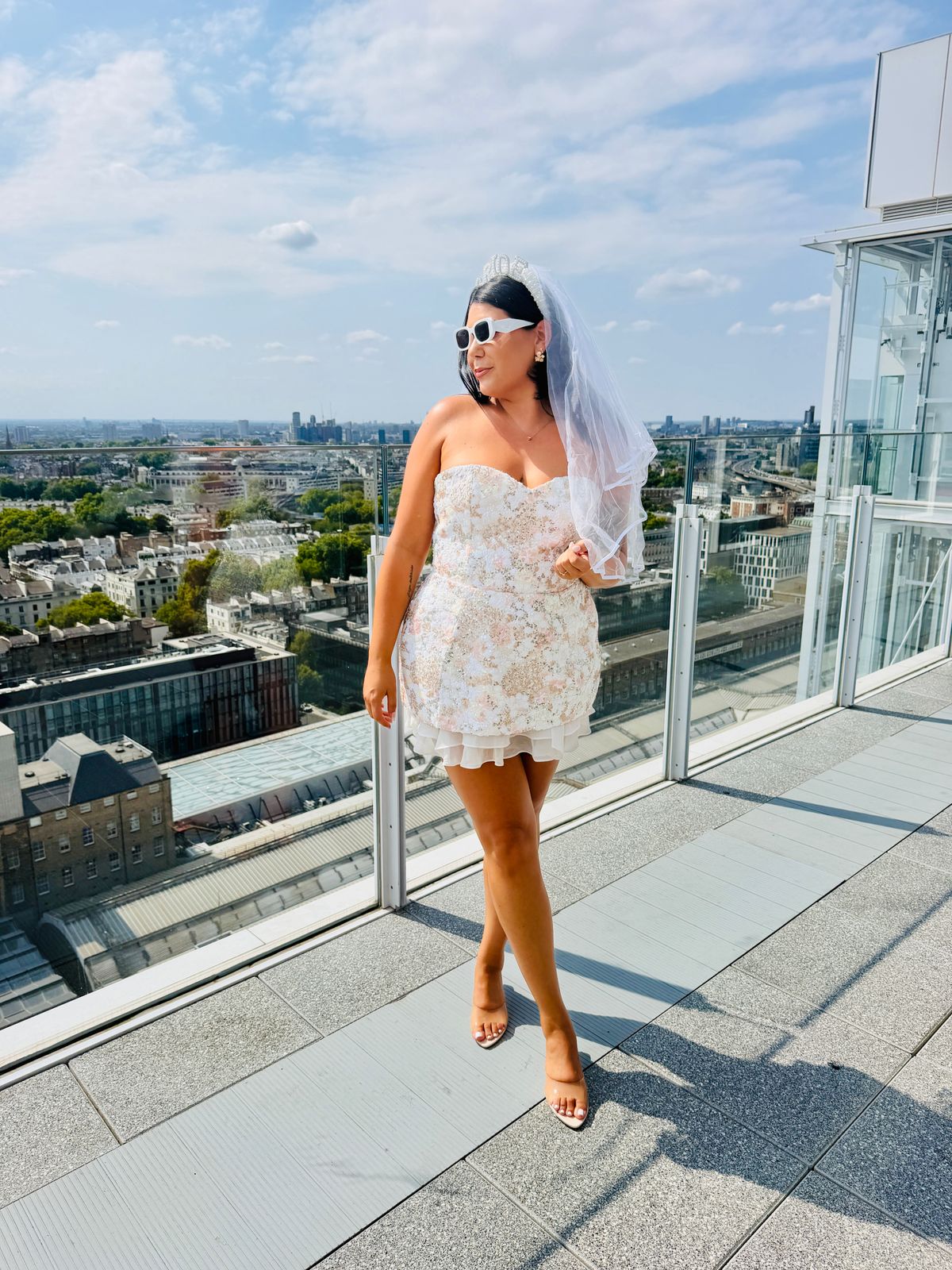 oh polly ivory corset dress Eliselle Embellished Strapless Mini in YGroup_holoholodress