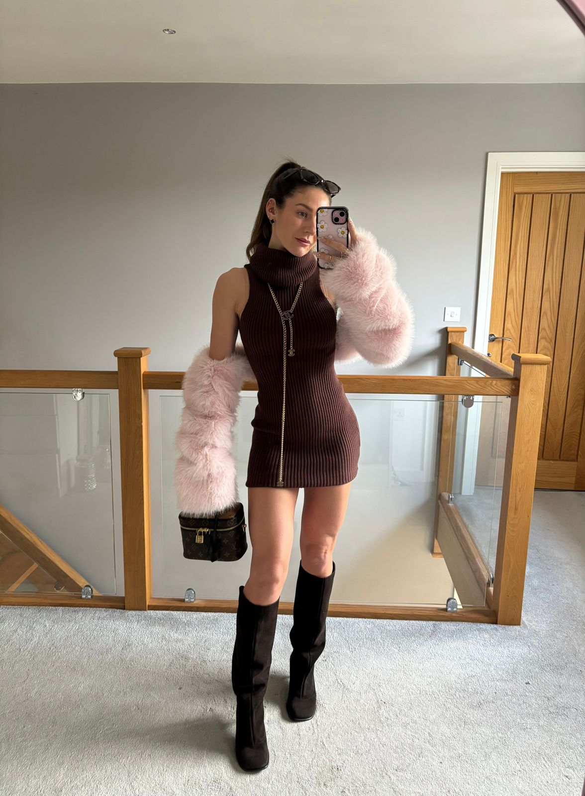 ivory oversized mini dress Dakota Mini Dress